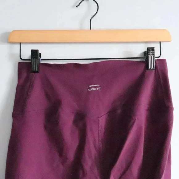 Along Fit Women's Purple Small High Rise Activewear Full Length Skinny‎ Leggings - Picture 7 of 10